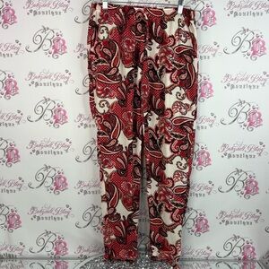 Marina kaneva London pants joggers patch work style Paisley Print Women's Pants